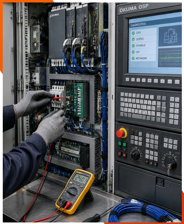 Ремонт систем ЧПУ Okuma OSP в Надыме